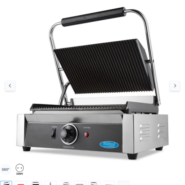  Contact Grill - Μονή πλάκα ψησίματος - Πλάκα ψησίματος 33,5cm